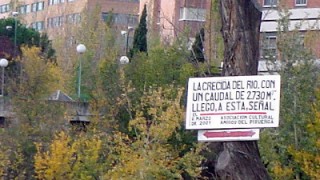 El Pisuerga enfurecido. La gran riada del 6 de marzo de 2001.